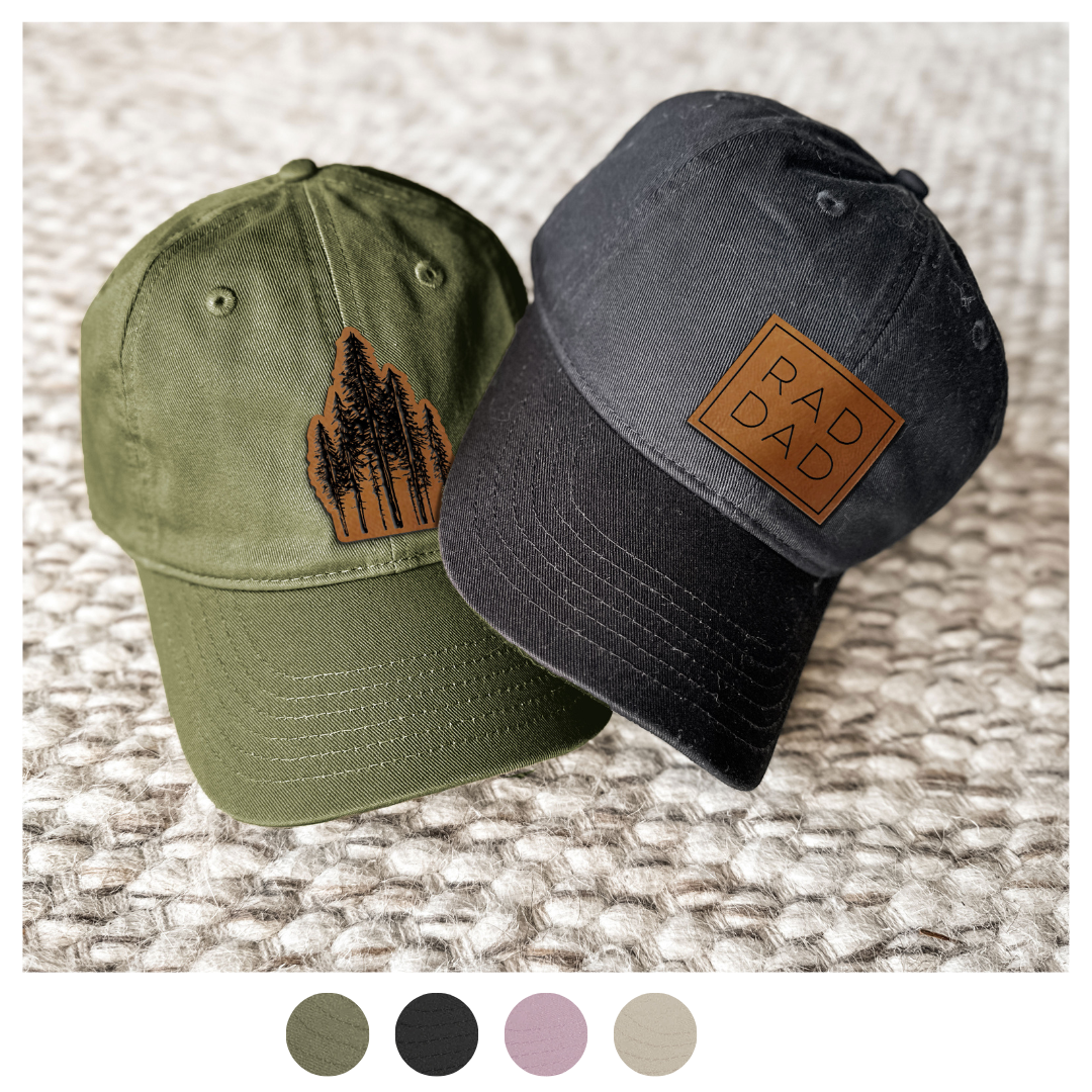 100% Organic Cotton Baseball Hats