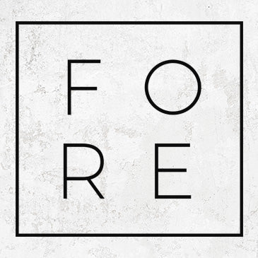 Fore golf typography design