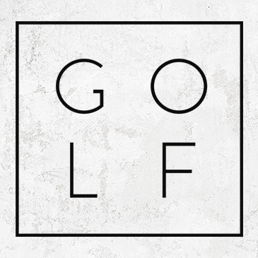 golf typography design