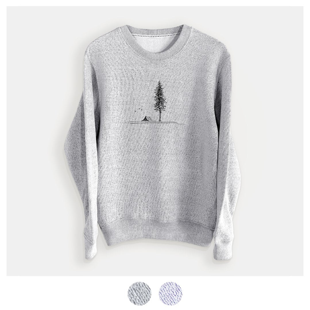 Unisex fleece-lined crewneck sweatshirt with a cozy, classic fit