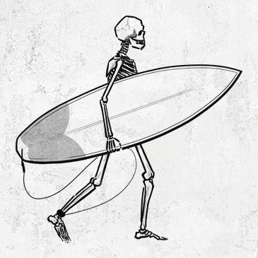 Surfer Seeking Swells - Skeleton Collection