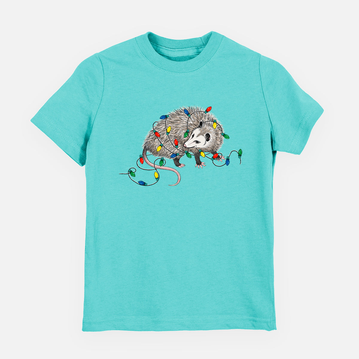 Christmas Opossum - Toddler/Youth Shirt in Caribbean