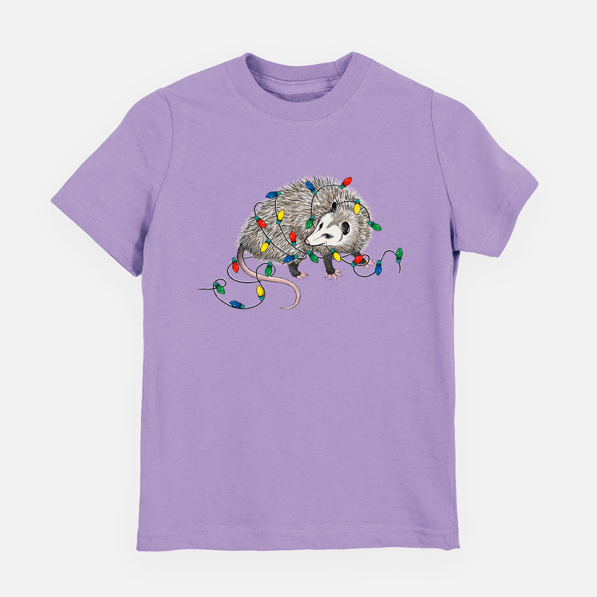 Christmas Opossum - Toddler/Youth Shirt in Lavender