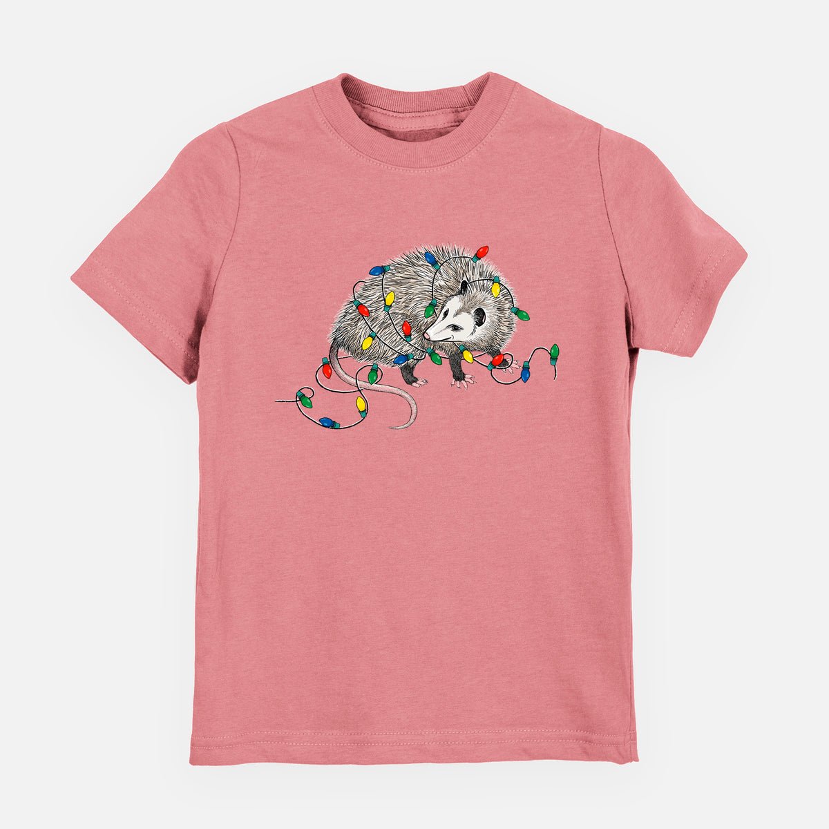 Christmas Opossum - Toddler/Youth Shirt in Mauve