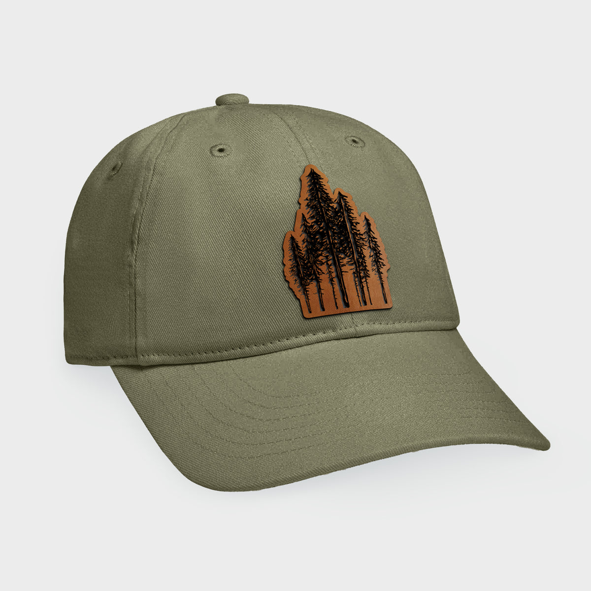 Product photo of the BeCause Tees Coastal Redwoods Baseball Hat - 100% Organic Cotton Baseball Cap.