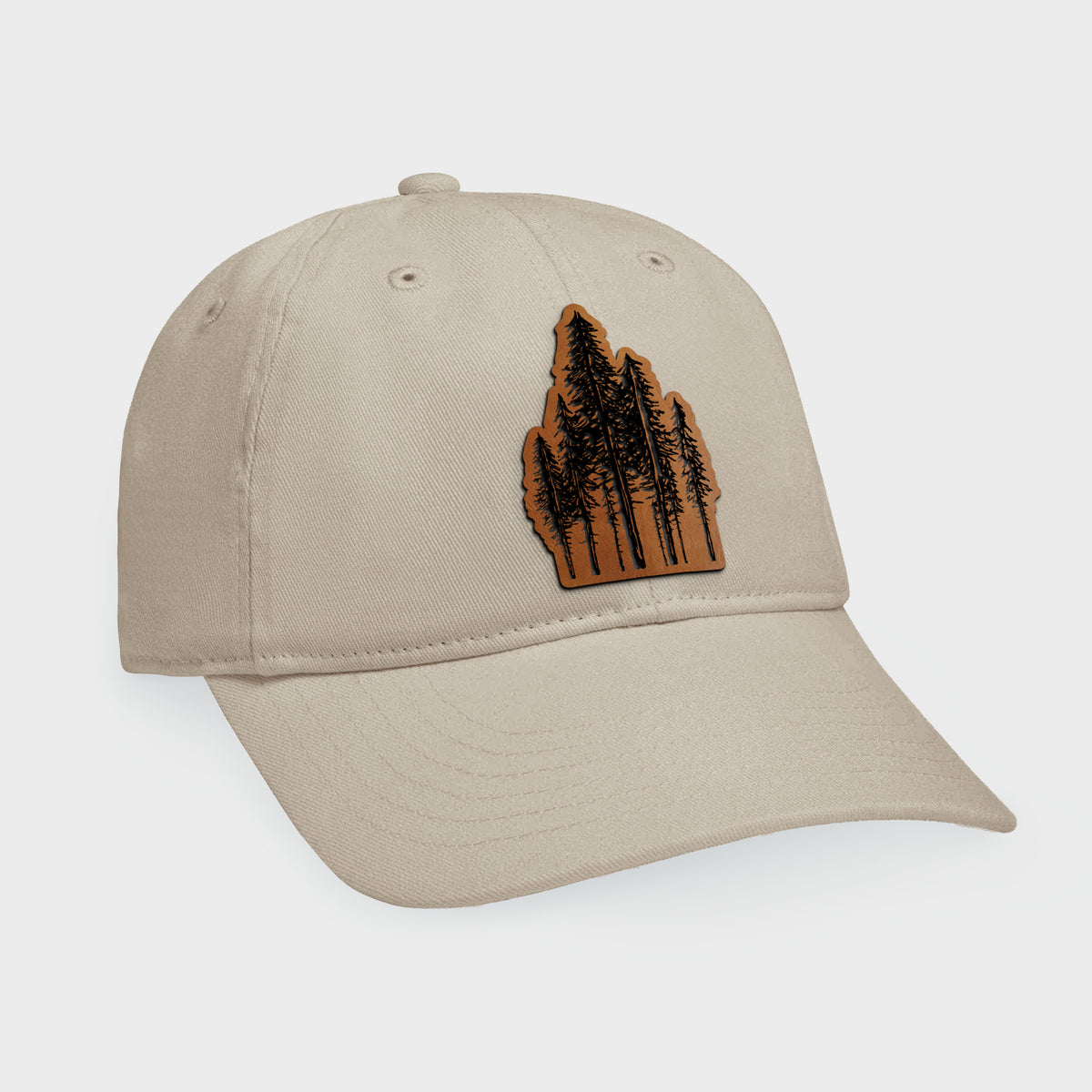 Product photo of the BeCause Tees Coastal Redwoods Baseball Hat - 100% Organic Cotton Baseball Cap.