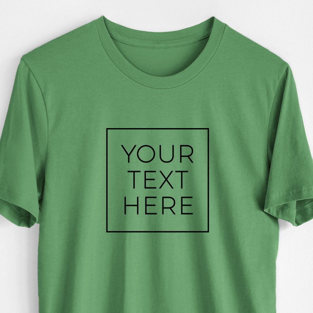 Product photo of the BeCause Tees Custom Create Your Own Boxed Design - Lightweight 100% Cotton Unisex Crewneck.