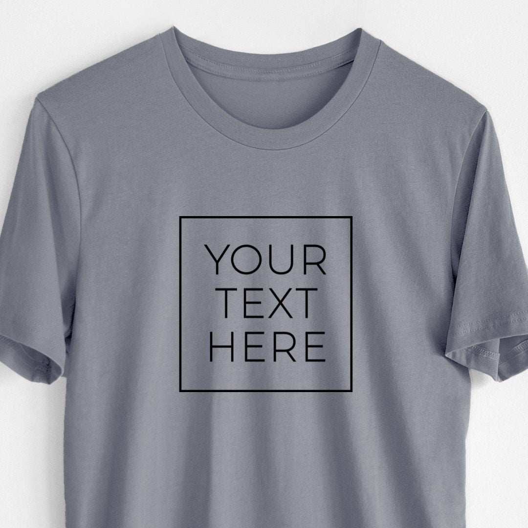 Product photo of the BeCause Tees Custom Create Your Own Boxed Design - Lightweight 100% Cotton Unisex Crewneck.
