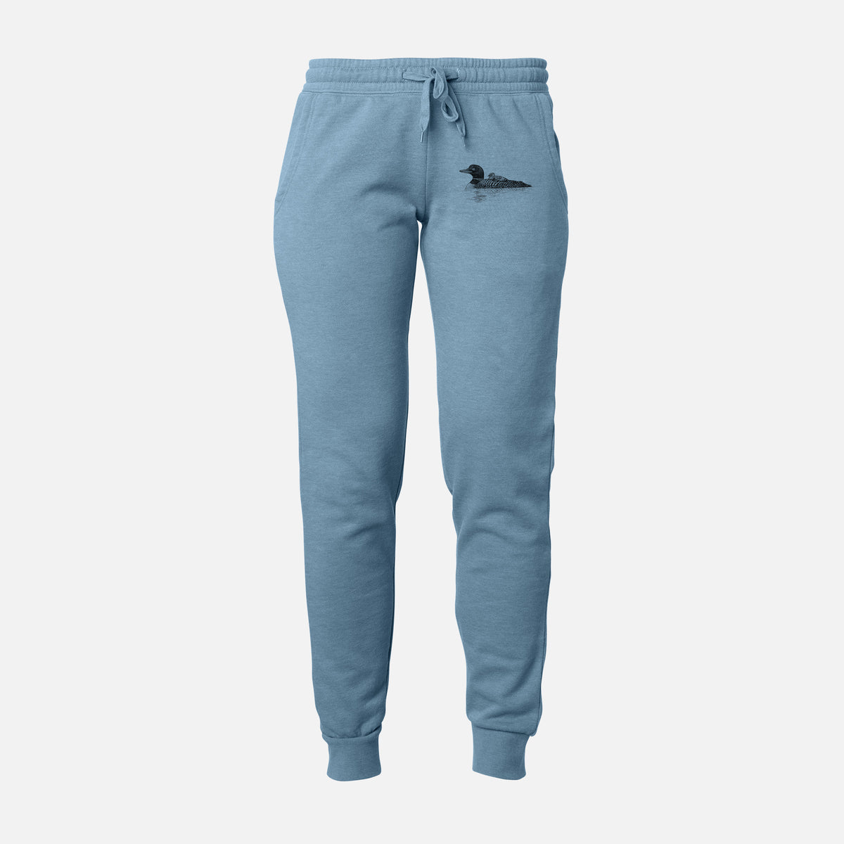 Common Loon with Chick - Gavia immer - Women&#39;s Cali Wave Jogger Sweatpants