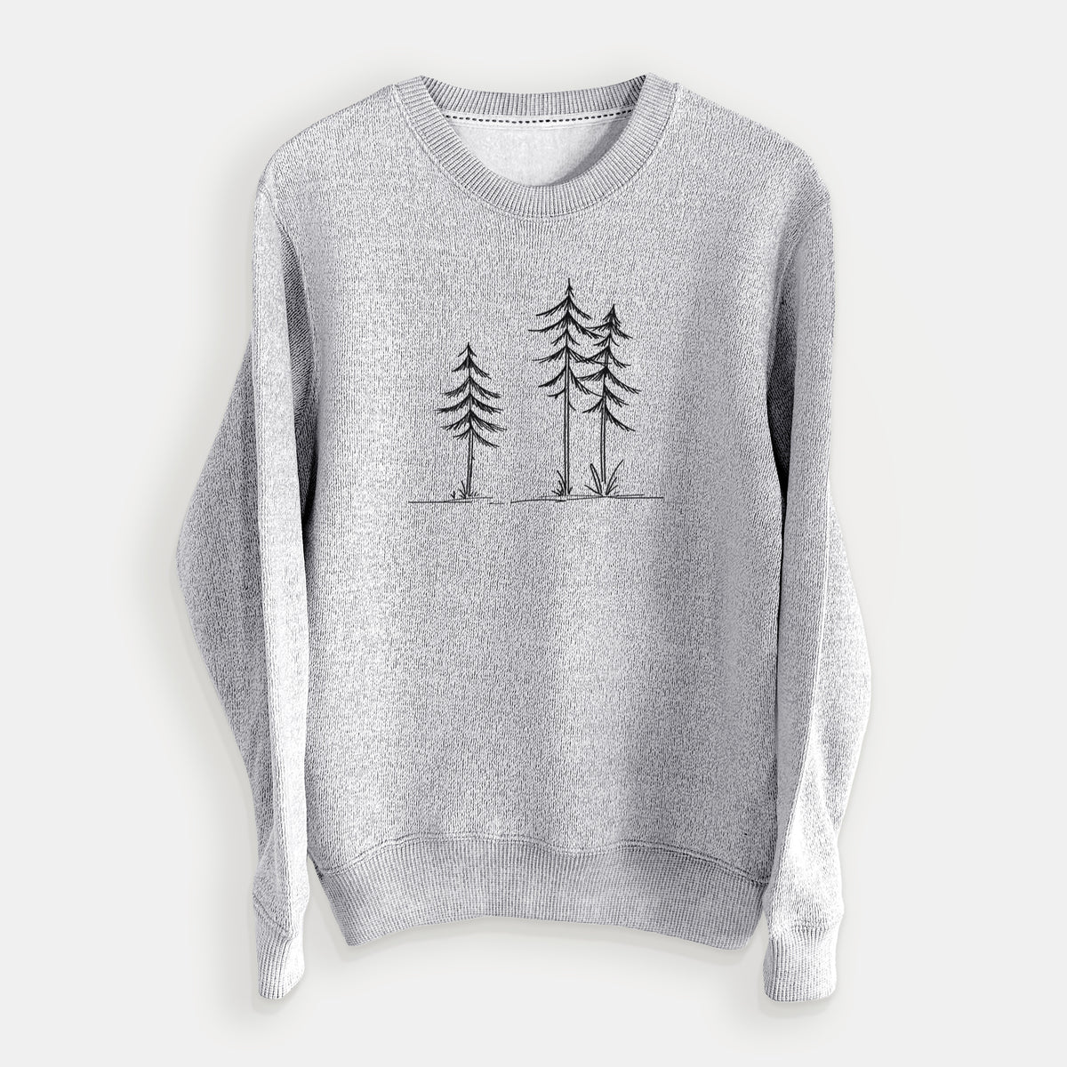 Three Pines - Knit Sweatshirt in Salt & Pepper