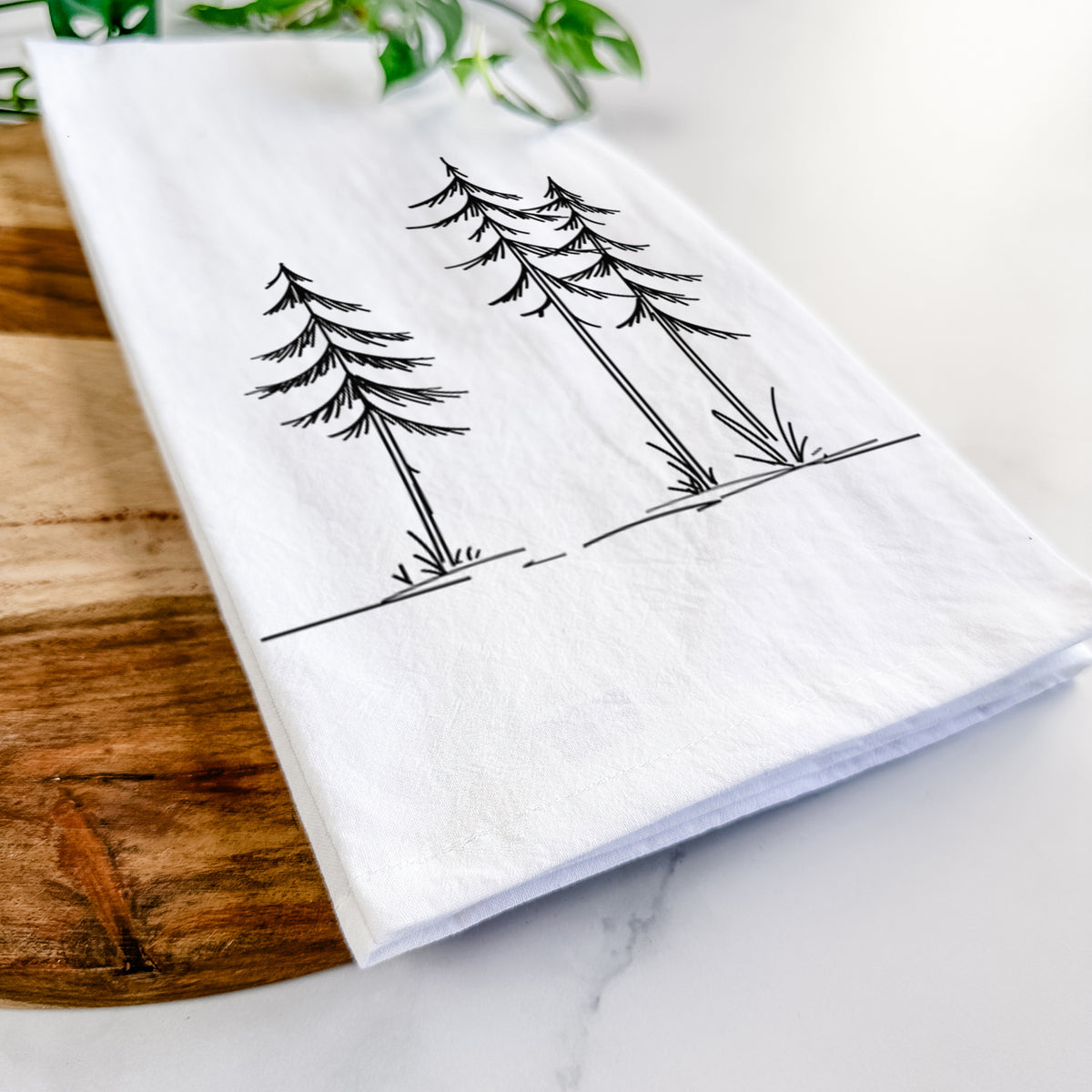 Three Pines Tea Towel