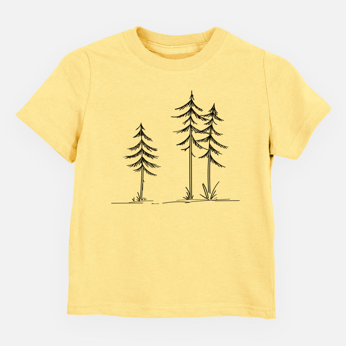 Three Pines - Toddler/Youth Shirt in Butter