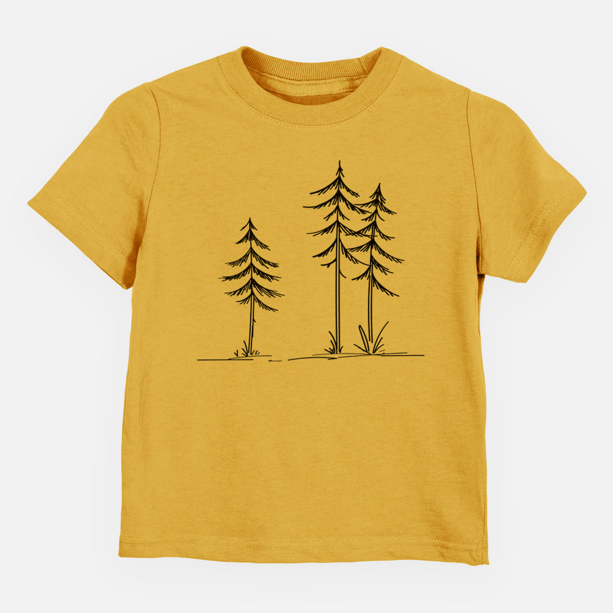 Three Pines - Toddler/Youth Shirt in Honeycomb
