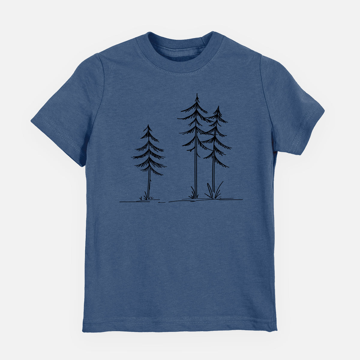 Three Pines - Toddler/Youth Shirt in Indigo