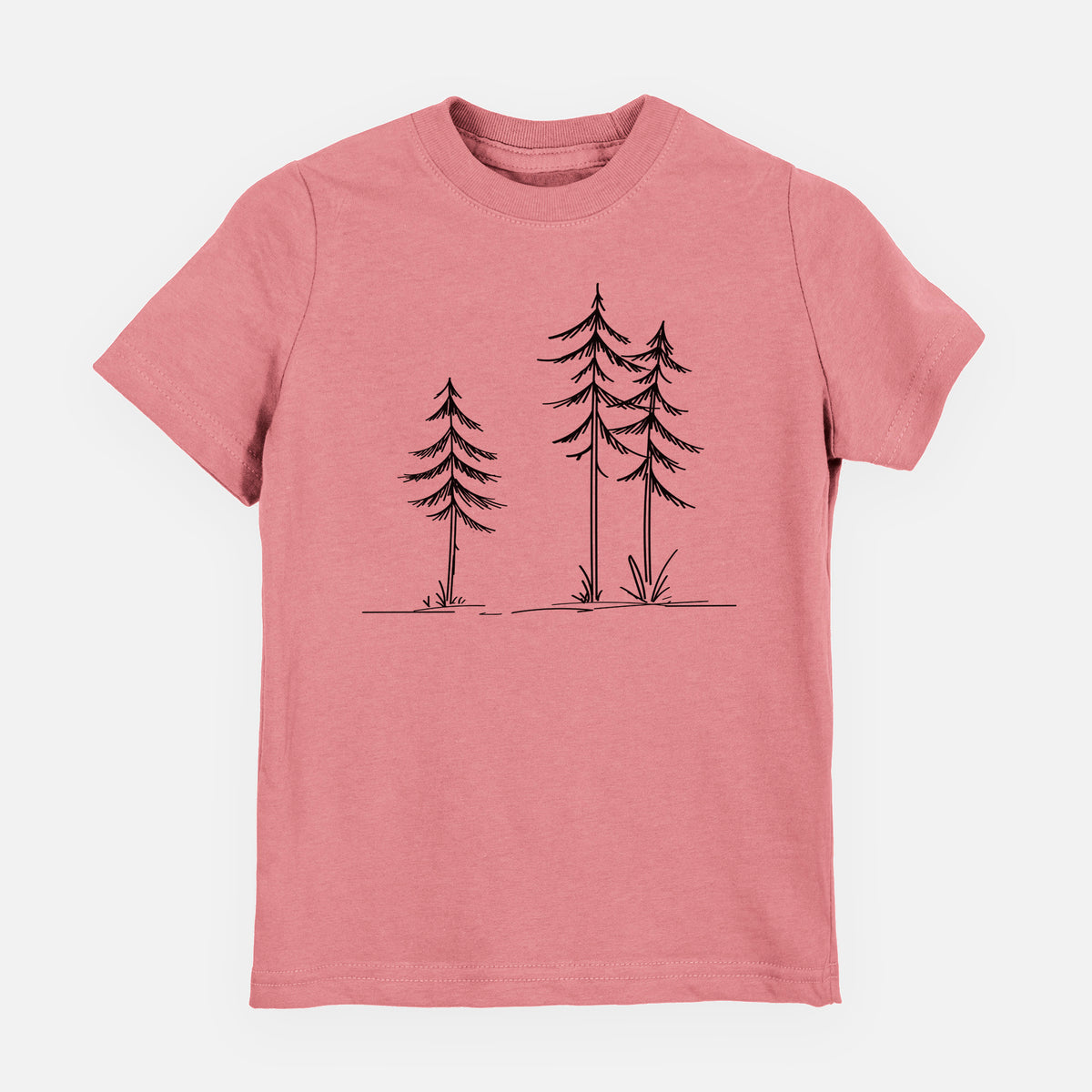 Three Pines - Toddler/Youth Shirt in Mauve