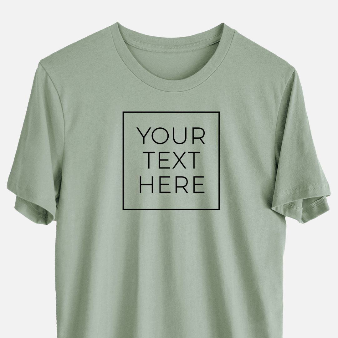 Product photo of the BeCause Tees Custom Create Your Own Boxed Design - Lightweight 100% Cotton Unisex Crewneck.