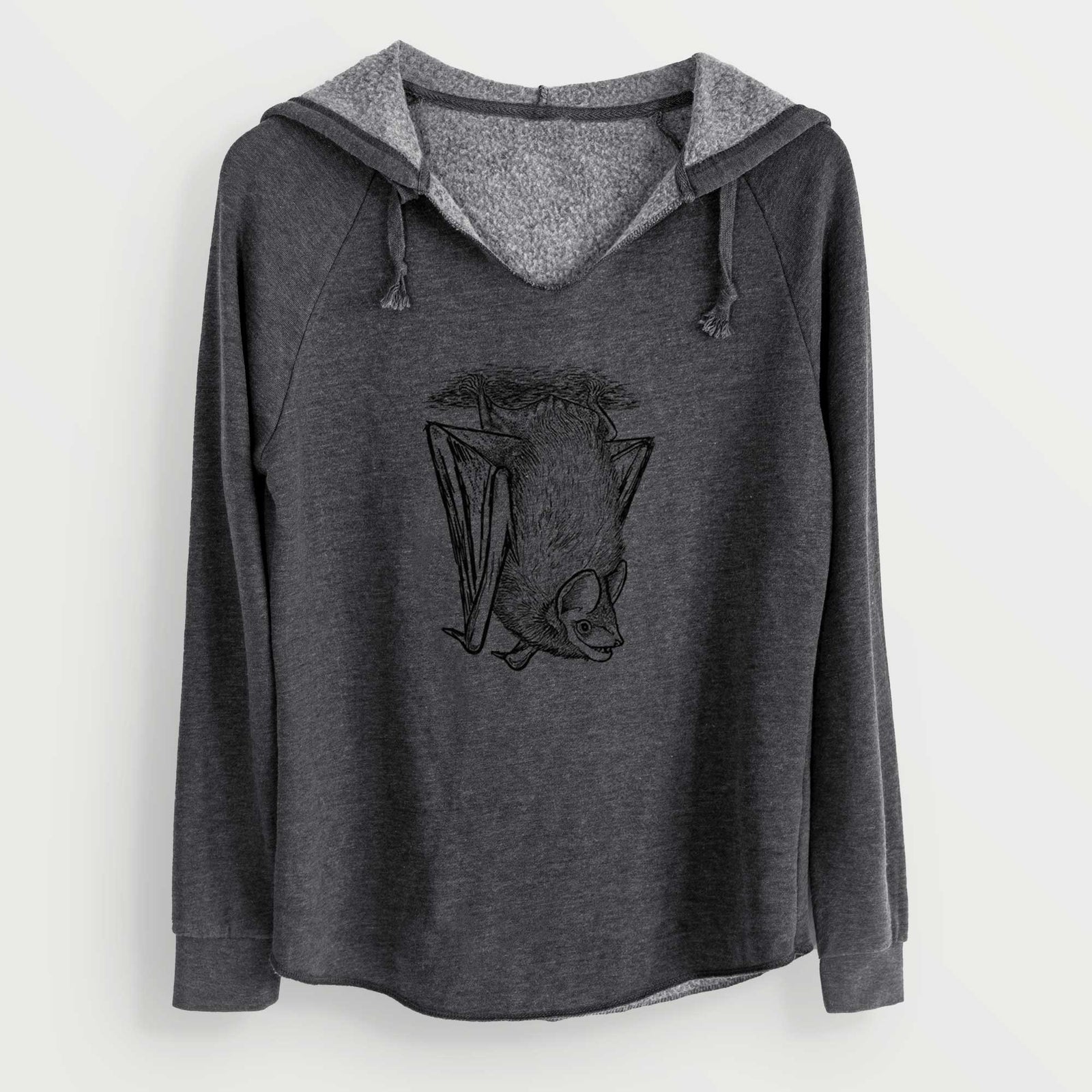 Eptesicus fuscus - Big Brown Bat - Cali Wave Hooded Sweatshirt