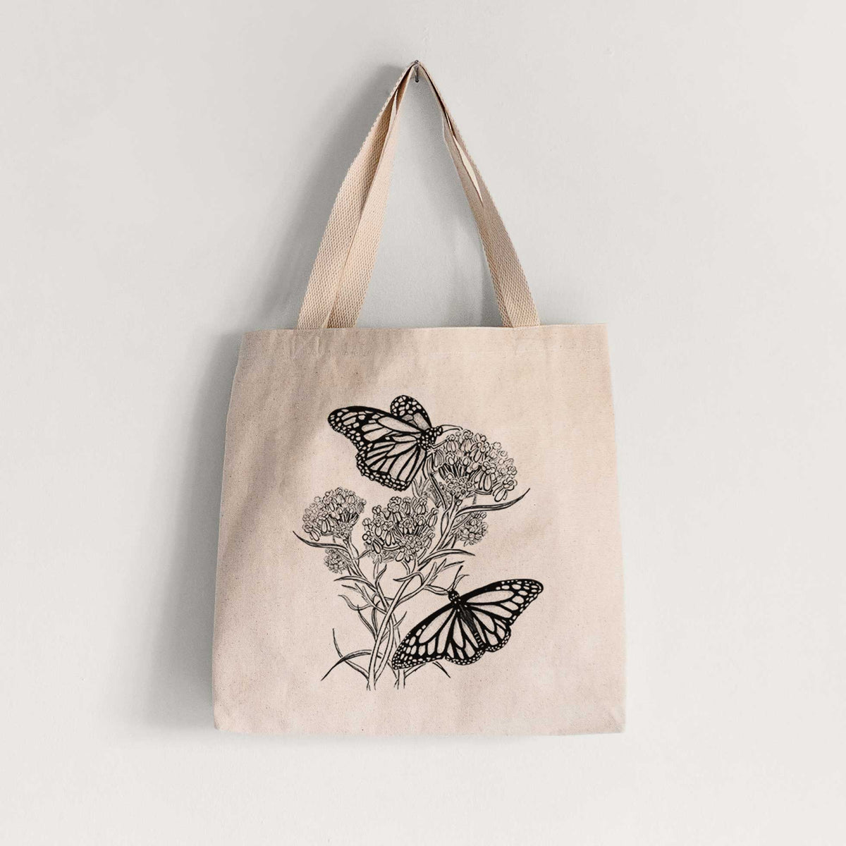 Narrowleaf Milkweed with Monarchs - Tote Bag