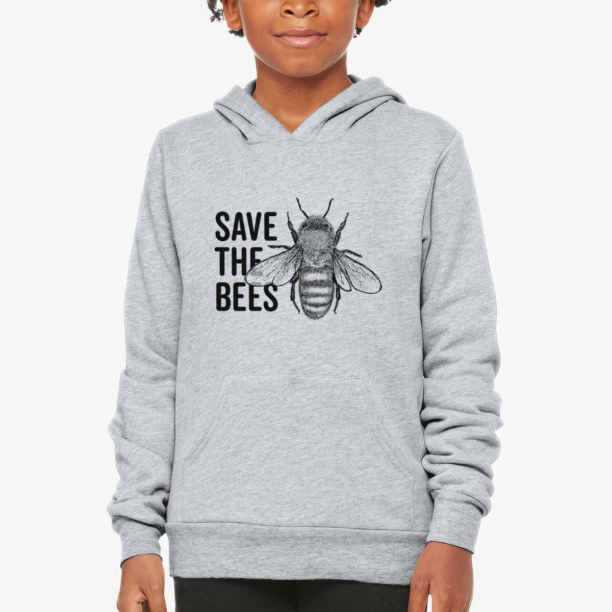 Save the Bees - Youth Hoodie Sweatshirt