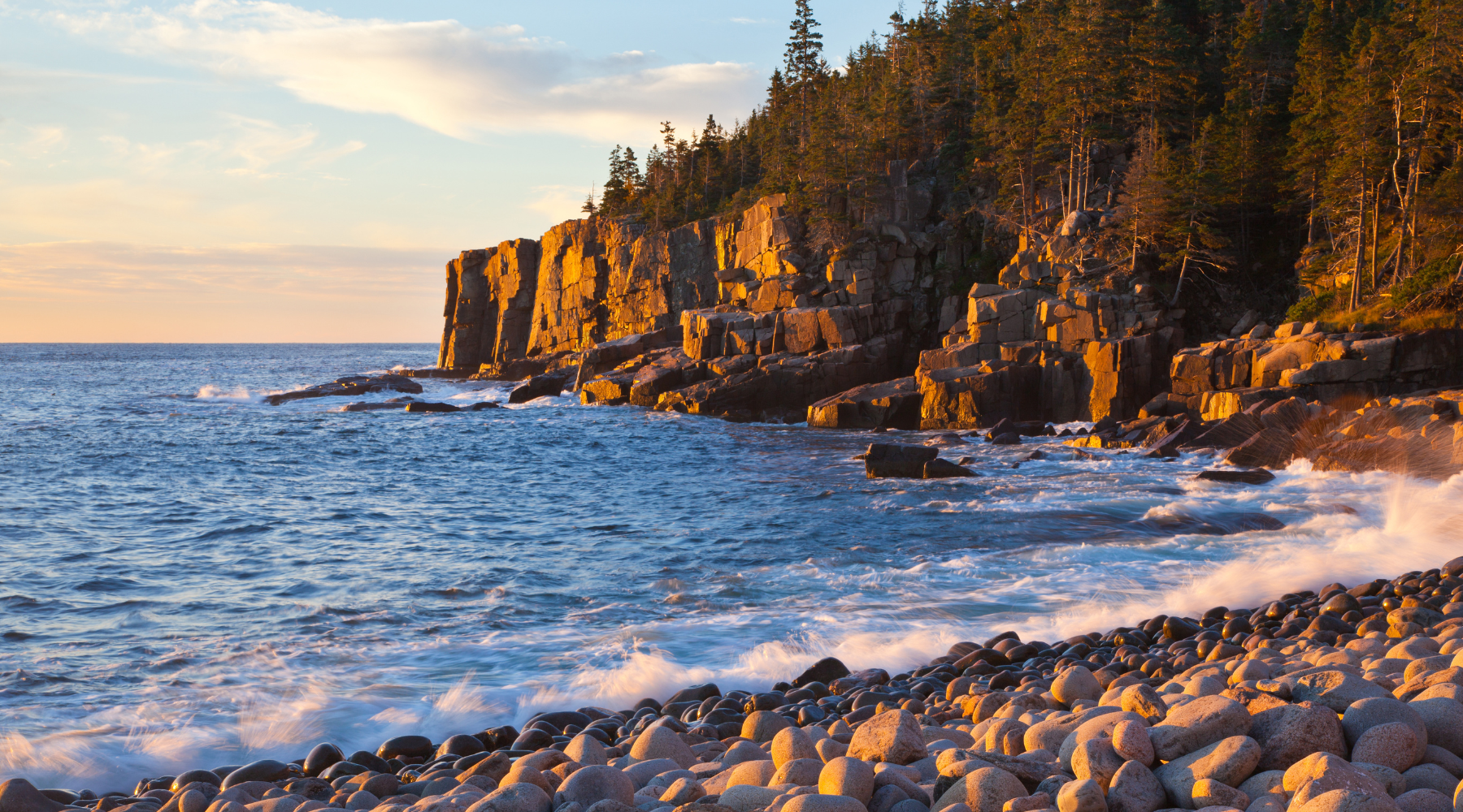 Otter Cliff in Acadia National Park