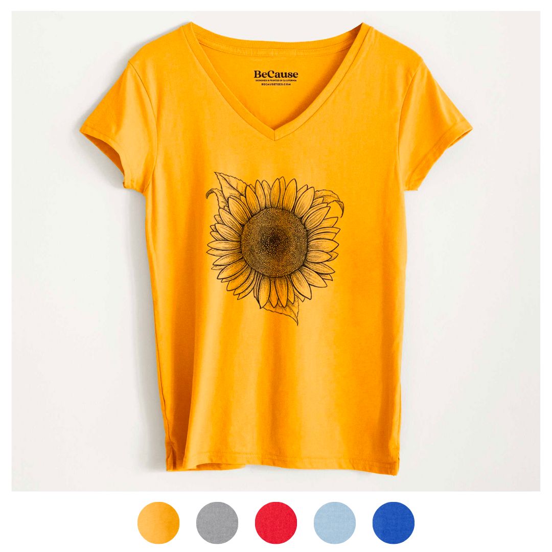 Women's 100% Recycled V-neck