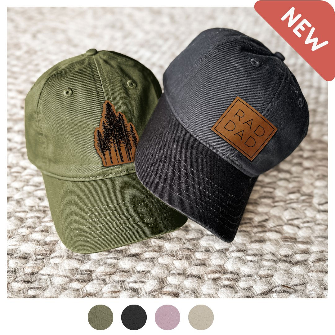 100% Organic Cotton Baseball Hats