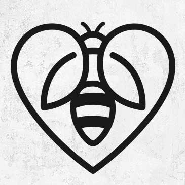 Bee Heart Icon