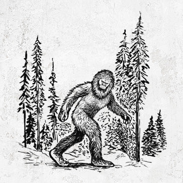 Bigfoot in the Woods Apparel and Accessories