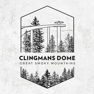 Clingmans Dome Great Smoky Mountains Tee Design