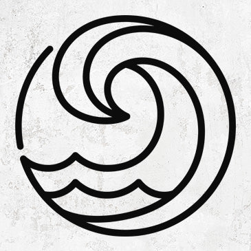 Tidal Wave Circle Tee - Ocean Wave Inspired Design