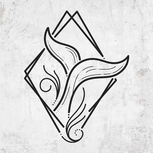 Geometric Whale Diamond Tees and Gifts | Because Tees