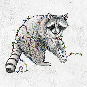 Christmas Raccoon