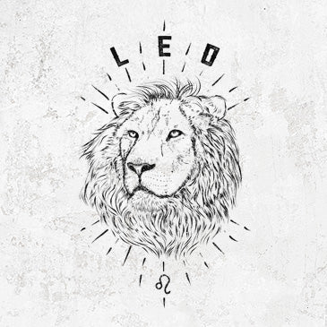 Leo Lion design on apparel from Because Tees