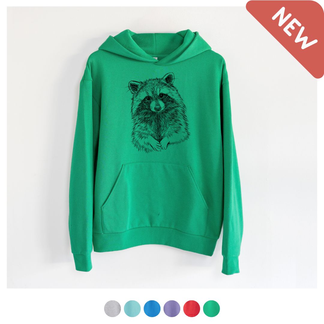 Midweight Statement Hoodie with nature illustration and color options