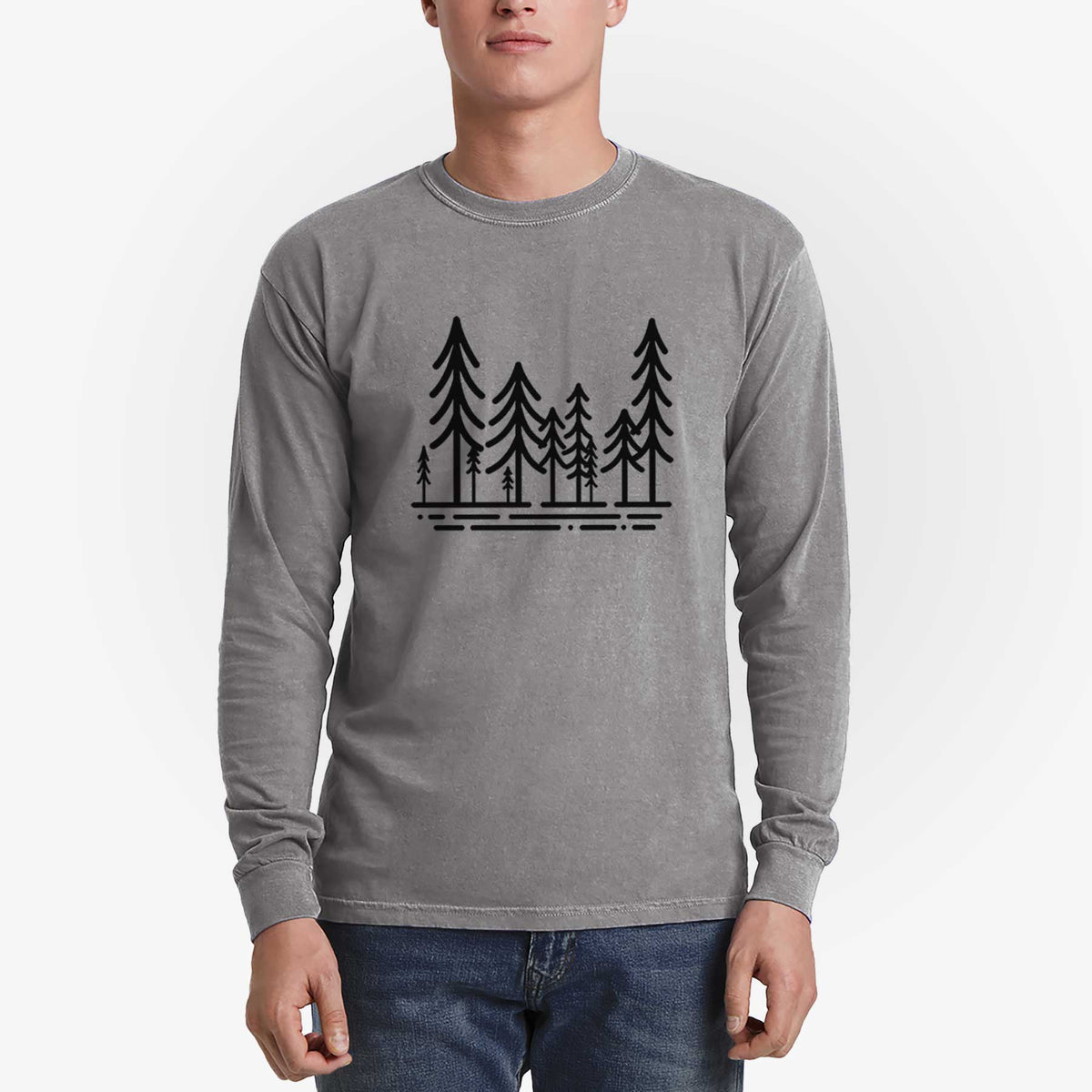 Grove De Diez - Men&#39;s Heavyweight 100% Cotton Long Sleeve