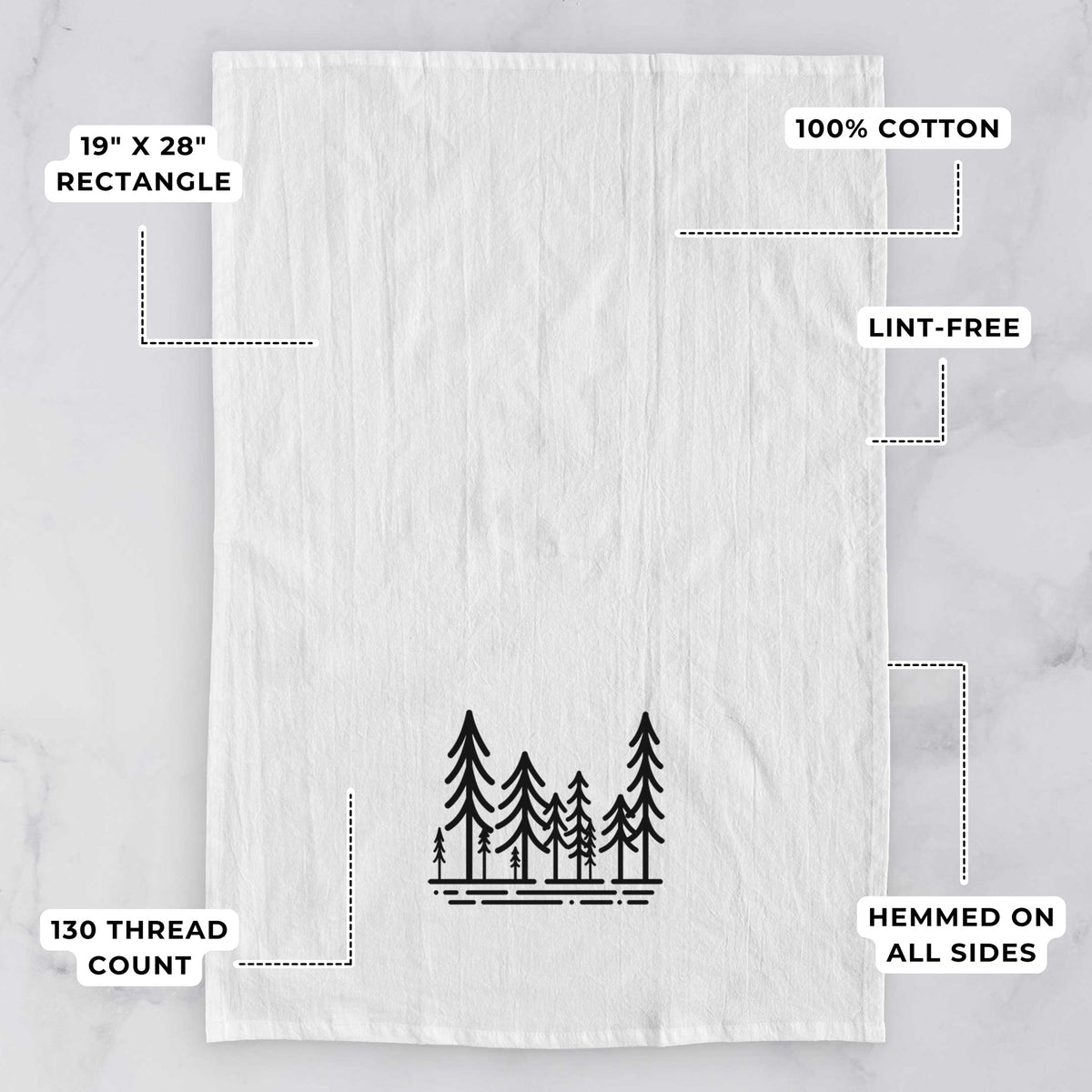 Grove De Diez Tea Towel