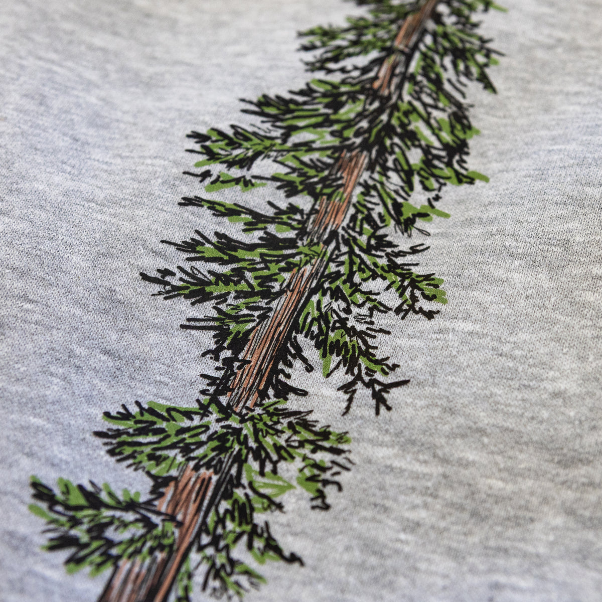Lone Redwood - Heavyweight Fleece Hoodie