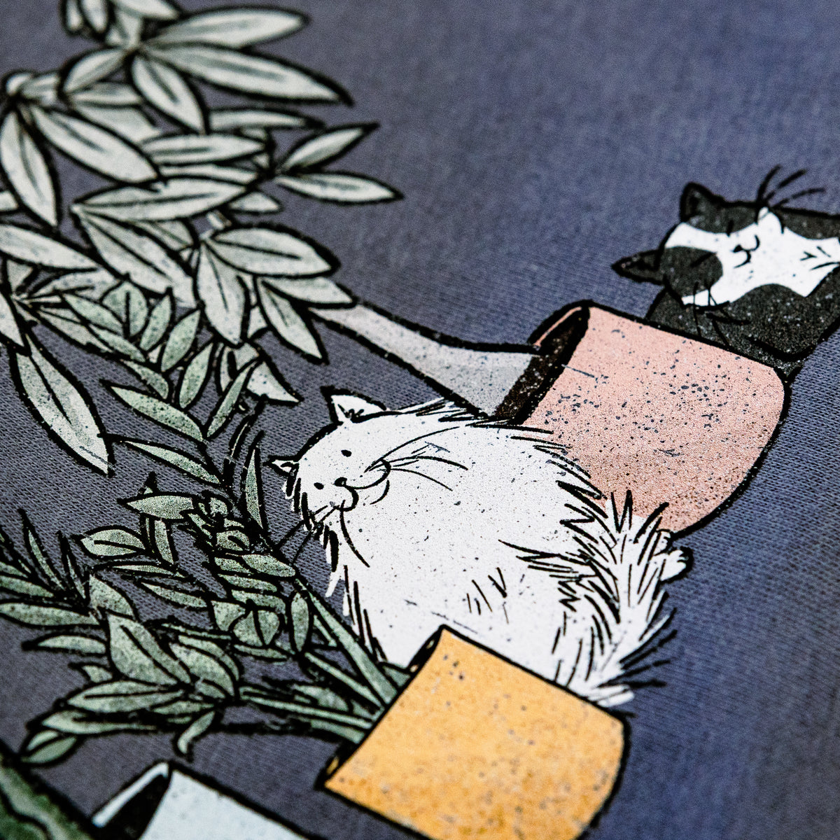 Cats and Plants - Cali Wave Hooded Sweatshirt
