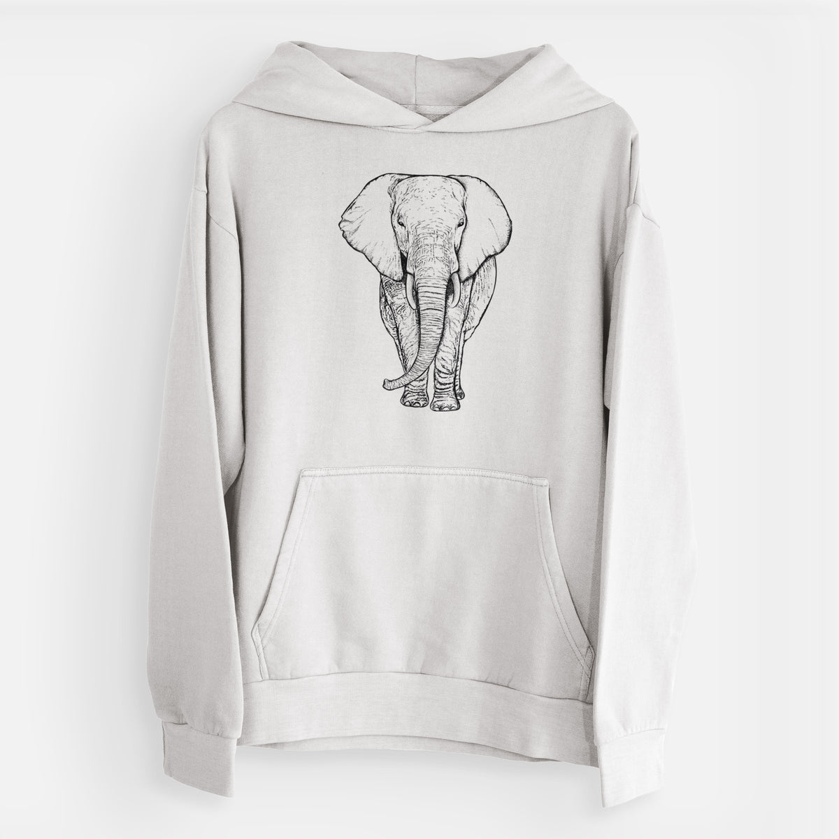 Loxodonta africana - African Elephant  - Urban Heavyweight Hoodie