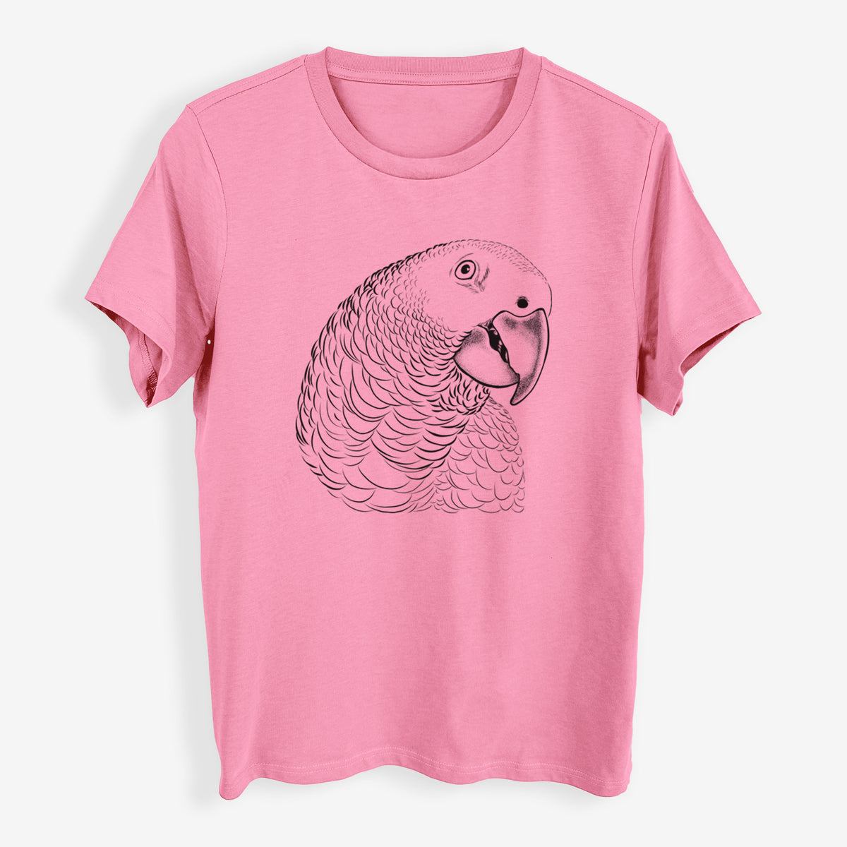 African Grey Parrot - Womens Everyday Maple Tee