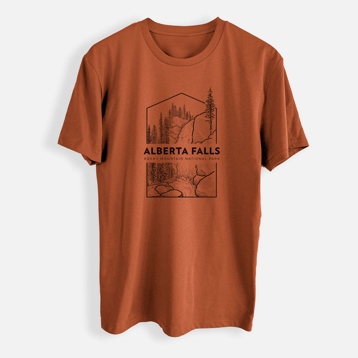 Alberta Falls - Rocky Mountain National Park - Mens Everyday Staple Tee