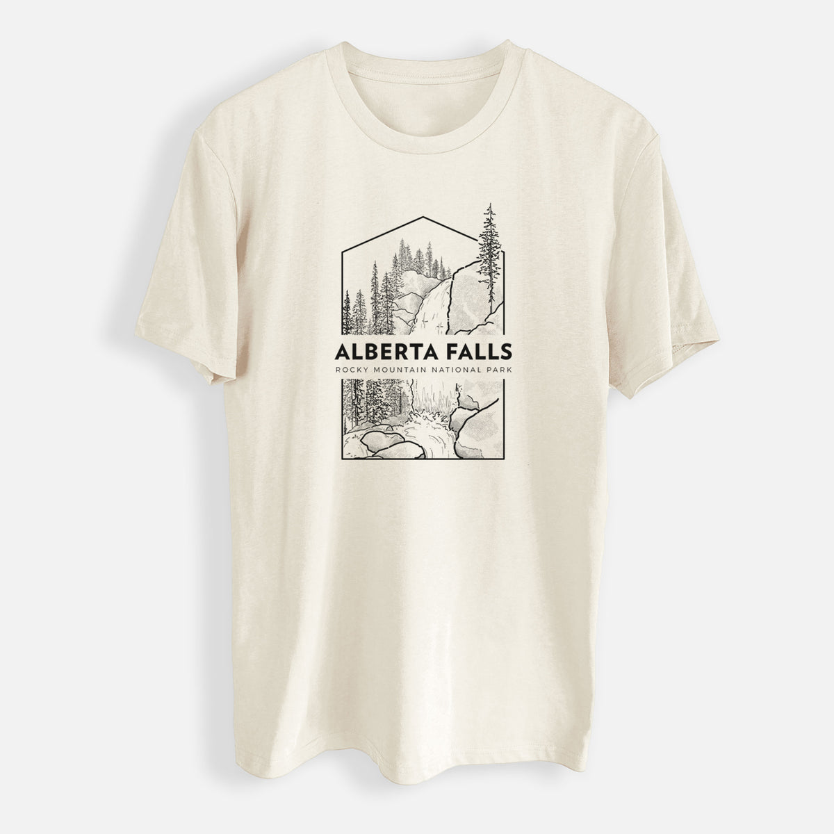 Alberta Falls - Rocky Mountain National Park - Mens Everyday Staple Tee