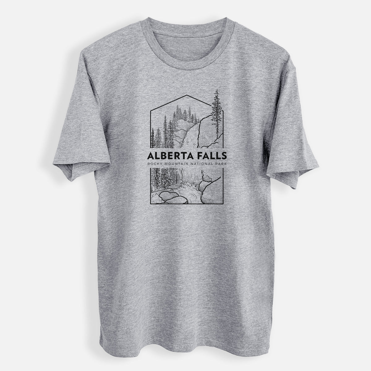 Alberta Falls - Rocky Mountain National Park - Mens Everyday Staple Tee