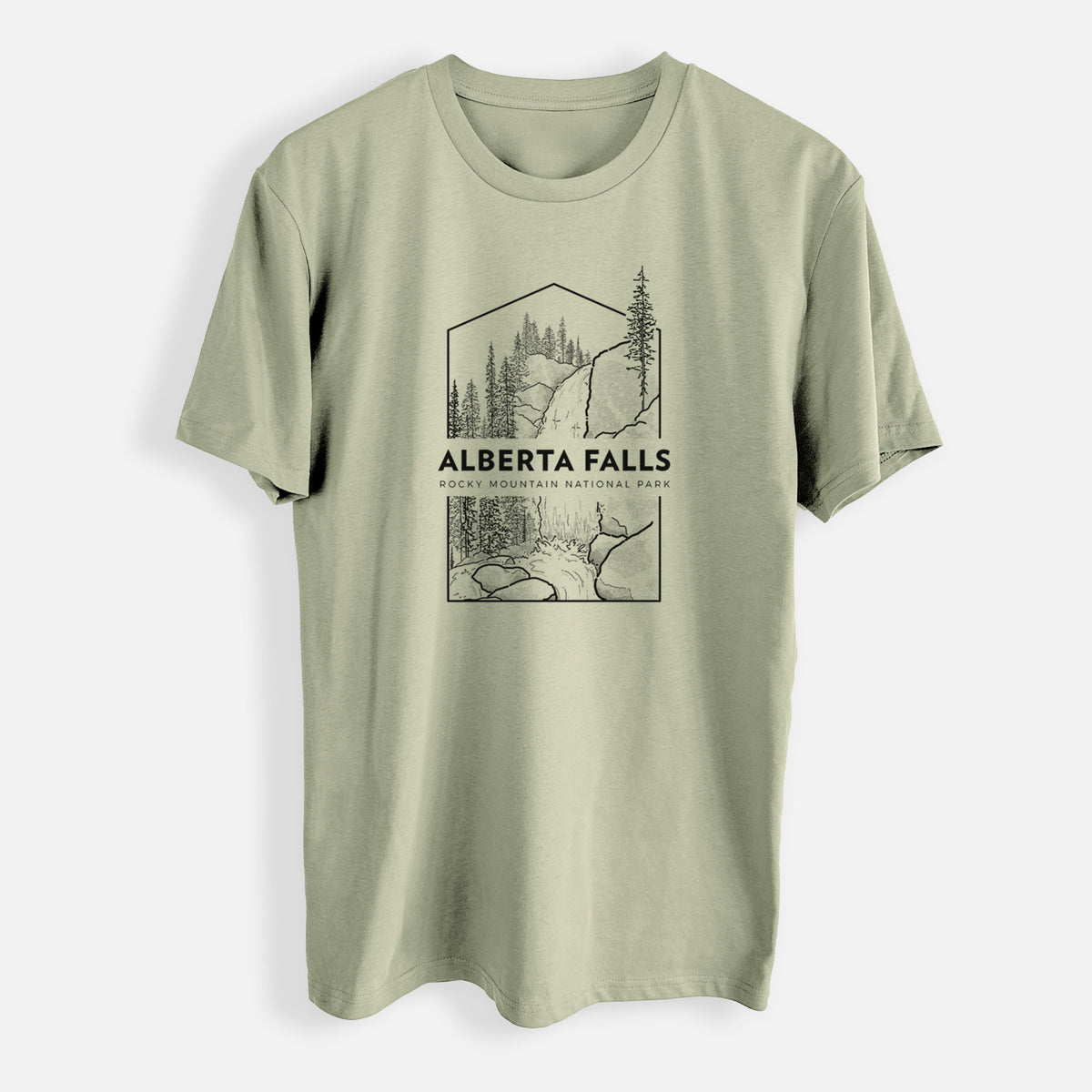 Alberta Falls - Rocky Mountain National Park - Mens Everyday Staple Tee