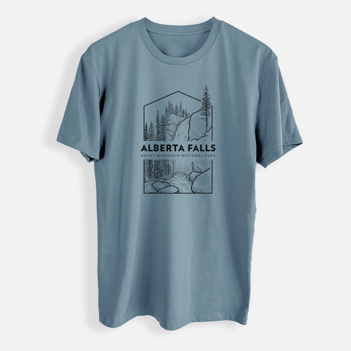 Alberta Falls - Rocky Mountain National Park - Mens Everyday Staple Tee