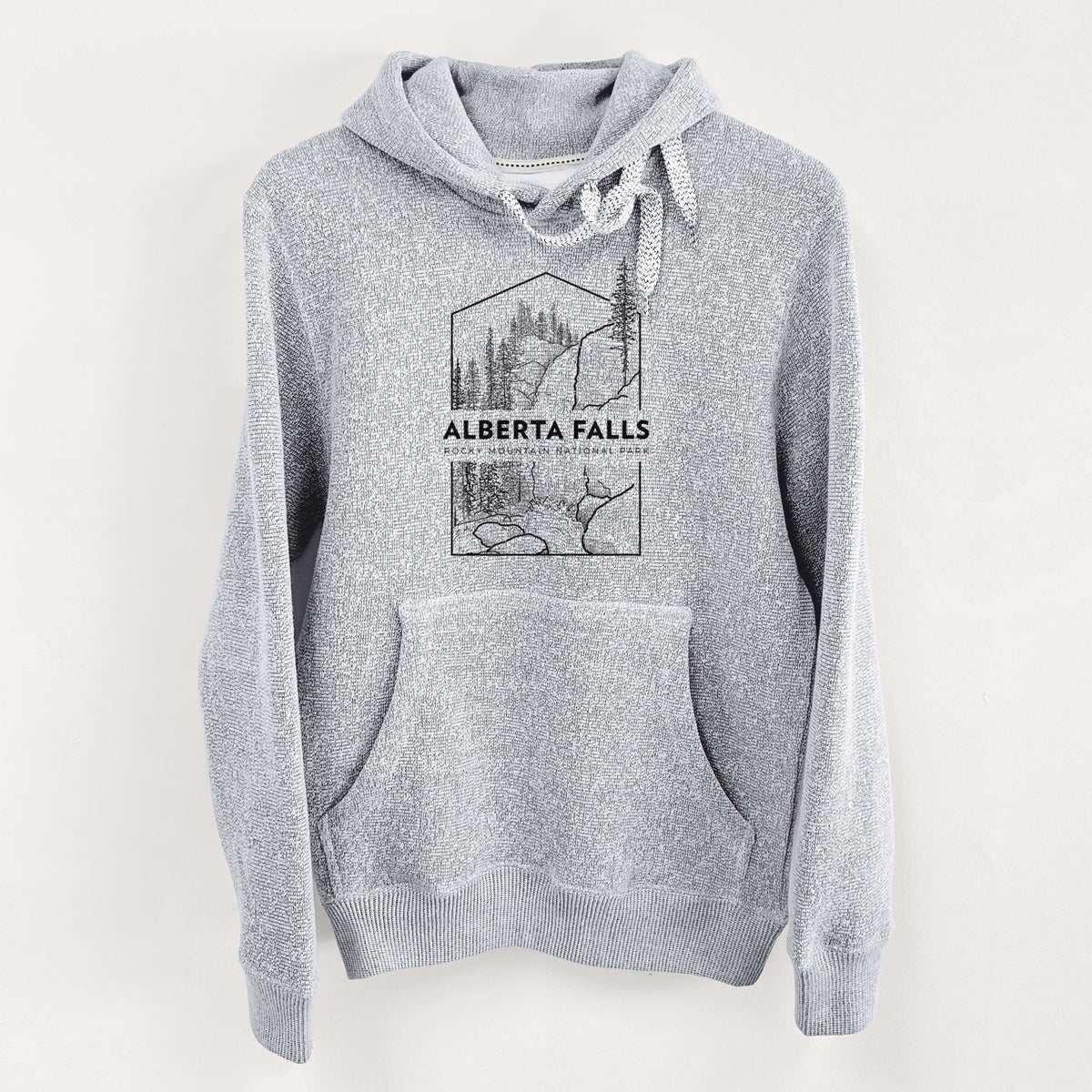 Alberta Falls - Rocky Mountain National Park - Knit Hoodie