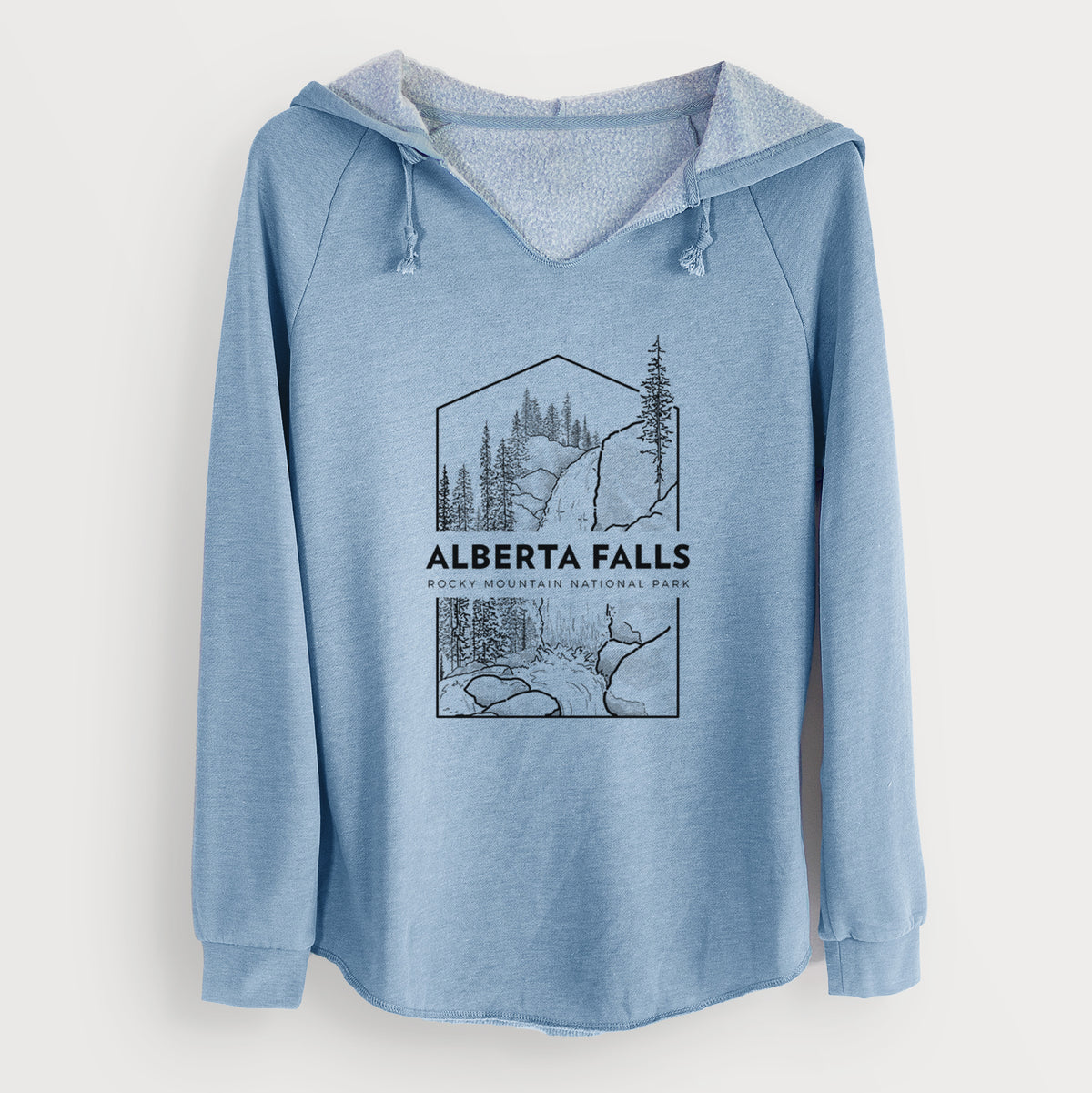 Alberta Falls - Rocky Mountain National Park - Cali Wave Hooded Sweatshirt