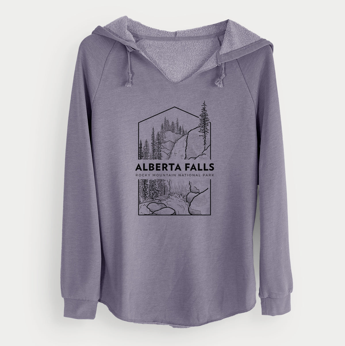 Alberta Falls - Rocky Mountain National Park - Cali Wave Hooded Sweatshirt