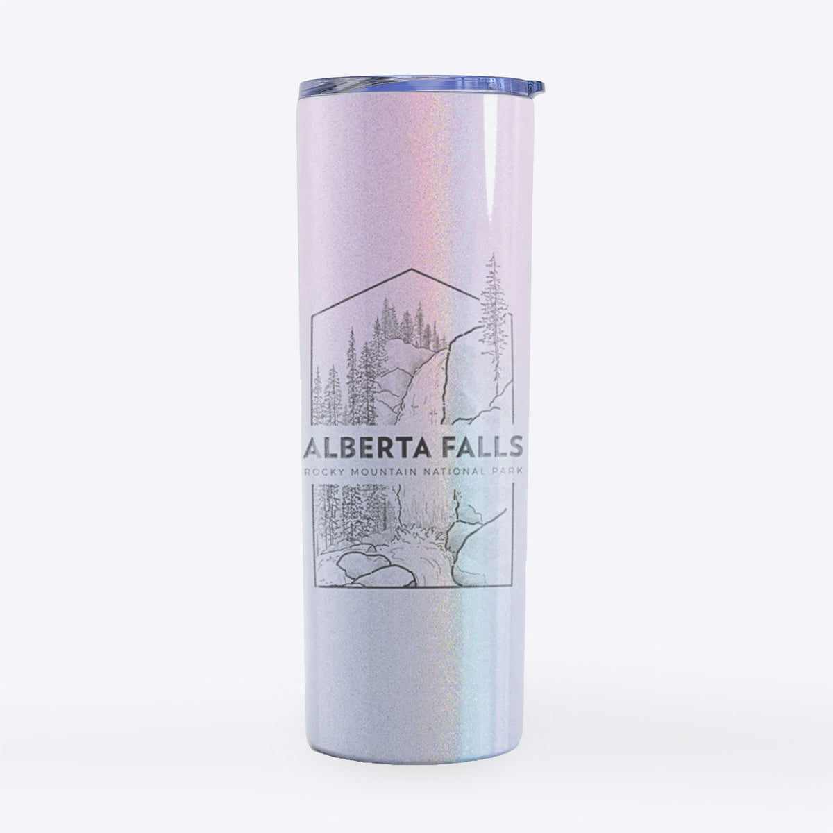 Alberta Falls - Rocky Mountain National Park - 20oz Skinny Tumbler