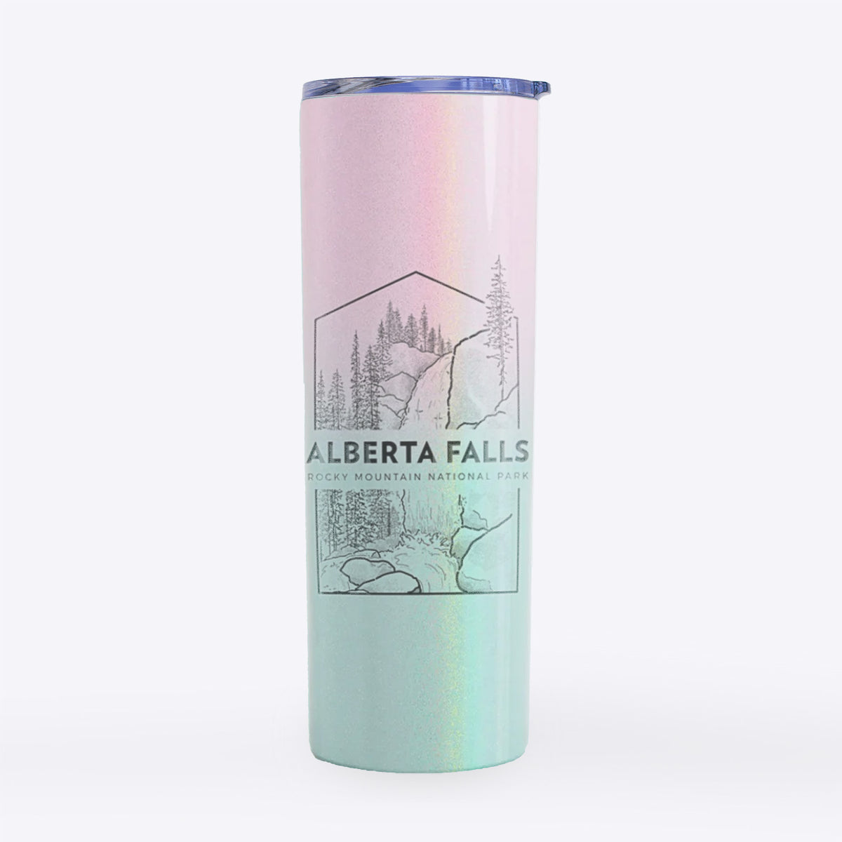 Alberta Falls - Rocky Mountain National Park - 20oz Skinny Tumbler